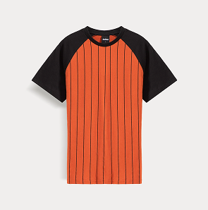 Sleeve Striped T-Shirt